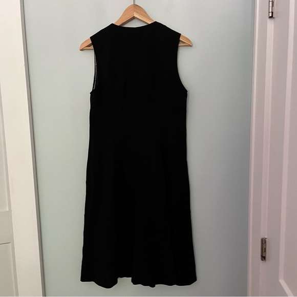 Stunning Vintage Designer Military Inspired Rena Lange Wool Dress - Picture 3 of 6
